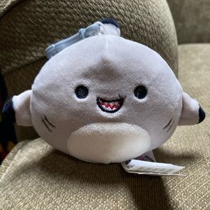 Gordon the Shark 3.5” Clip on Squishmallow